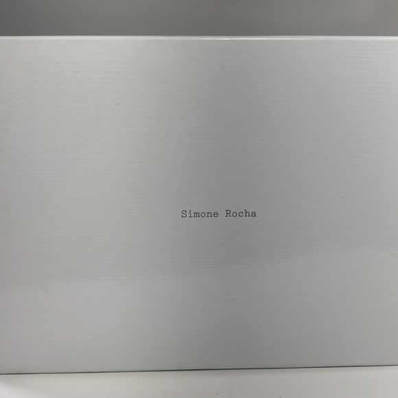 Simone Rocha Pink Ponyhair Pointed Flats w/Crisscross Straps Eur 38, US 7.5-8 - Picture 9 of 10